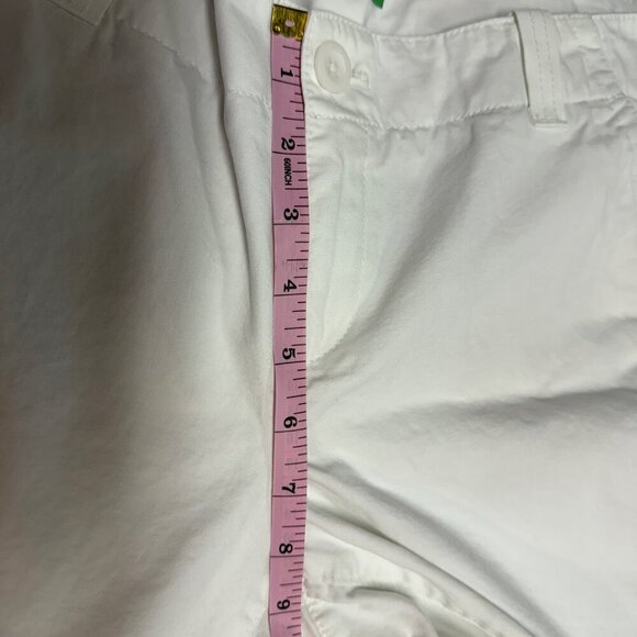 Lilly Pulitzer Palm Beach Fit Capri Pants Women’s 8 White Cotton EUC - Picture 9 of 13